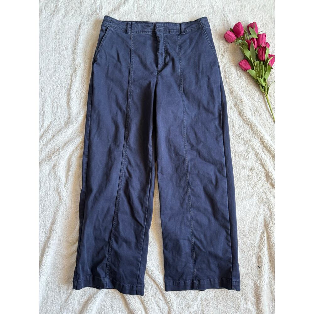 Universal Thread Stretch Chino Pants Navy Size 10 Wide Leg